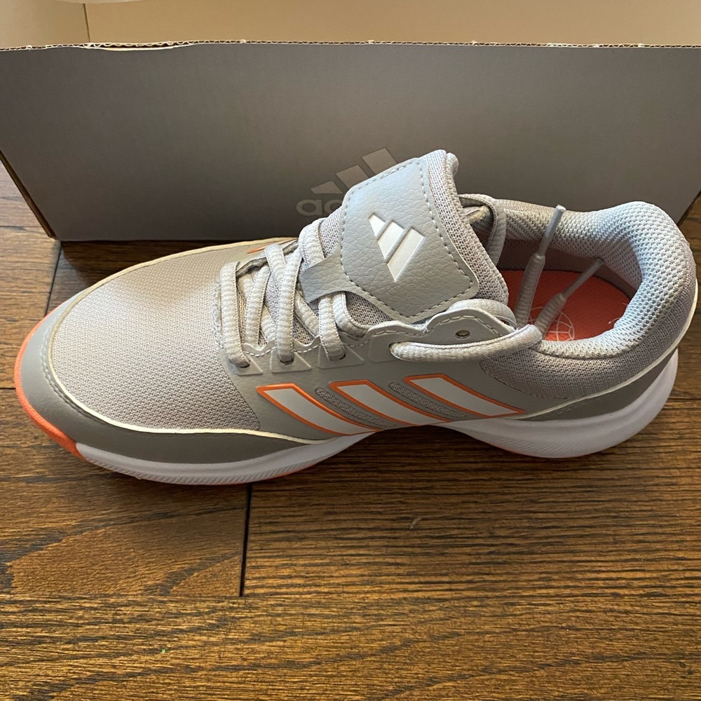 Adidas Women’s Golf Shoes Gray with Orange and White Highlights